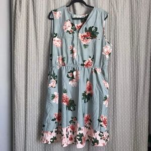 Speed Control New York Floral Dress with Pockets Size 2X
